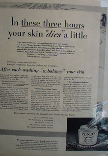Ponds Cold Cream Re Balance Your Skin Ad 1954