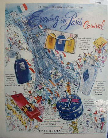 Evening in Paris Carnival Ad 1951