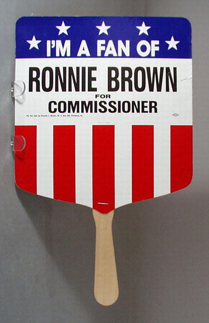 Political Fan for Ronnie Brown, Alabama