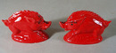 Razor Back Arkansas salt and pepper set