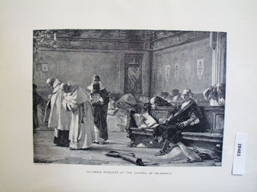 Columbus Ridiculed at the Council of Salamanca Print