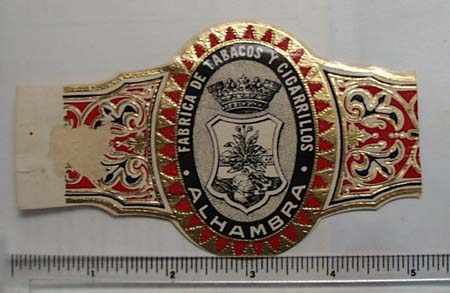 Vintage Alhambra Cigar Band