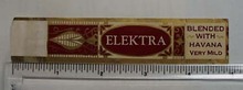 Vintage Elektra Cigar Label