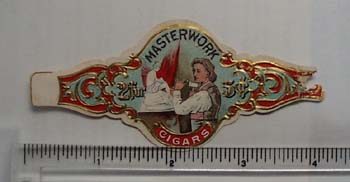 Vintage Masterwork cigar label