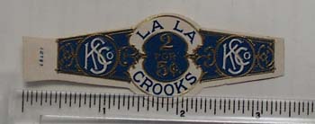 Vintage KS co cigar label