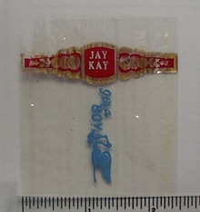 Vintage Jay Kay Cigar Band from Netherlands