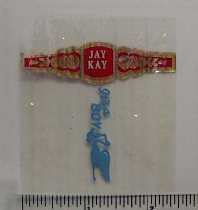Vintage Jay Kay Cigar Band from Netherlands