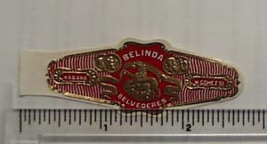 Vintage Belinda Belvederes, Cigar Band