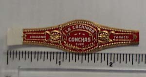 Vintage La Cachiba Conchas Cuba, Cigar Band