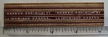 Vintage La intimidad Cigar Band
