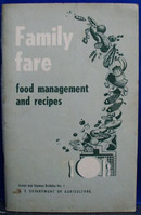 Family Fare Recipe and Management Cookbook 1950