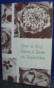 Lakeside Vegetables Cookbook 1954