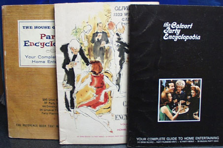 3 Calvert Party Recipe Encyclopedias 1960 to 1968