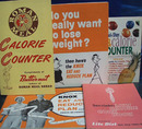 5 Calorie Counter Cookbooks 1950 to 1977