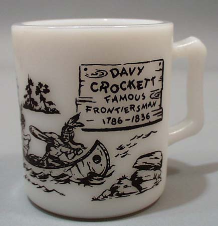 Davy Crockett Famous Frontiersman Childs mug