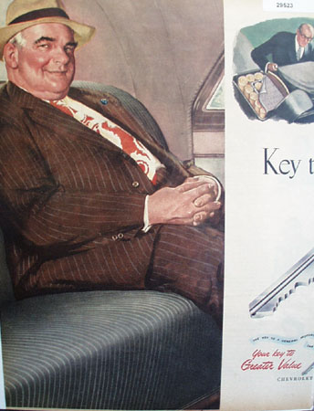 General Motors 1949 two page Ad
