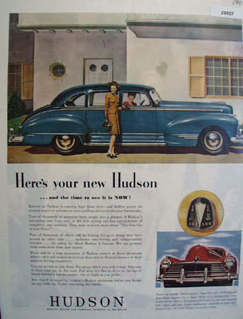 Hudson 1946 Ad