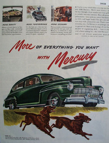 Mercury Car 1946 Ad