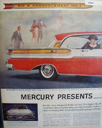 Mercury Dream Car 1956 Ad