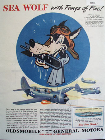 Oldsmobile Division of G M 1944 Ad