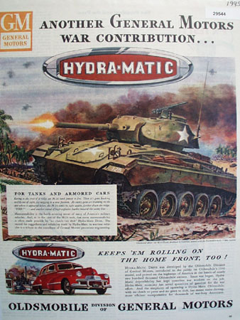 Oldsmobile Hydra Matic 1945 Ad