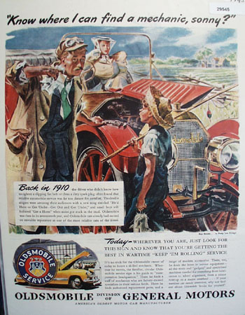 Oldsmobile Car 1945 Ad