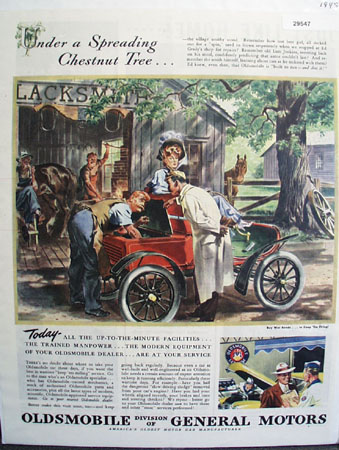 Oldsmobile Car 1945 Ad