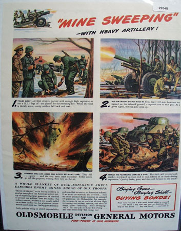 Oldsmobile Division of G M 1945 Ad