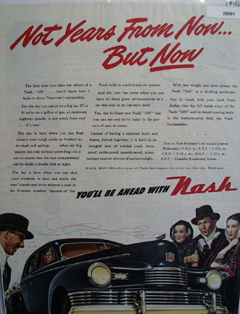 Nash Motors Car 1946 Ad