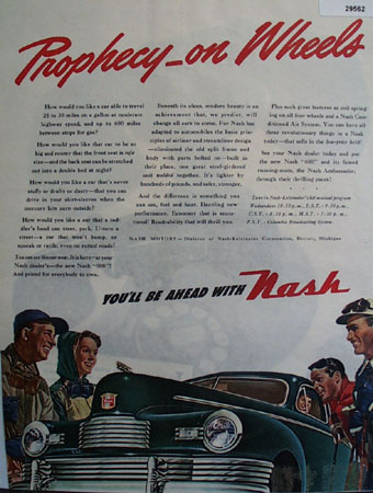 Nash Motors Car 1946 Ad