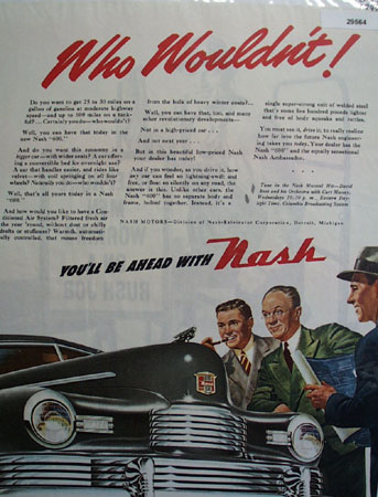Nash Motor Car 1946 Ad