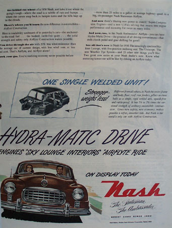 Nash Car 1949 AD