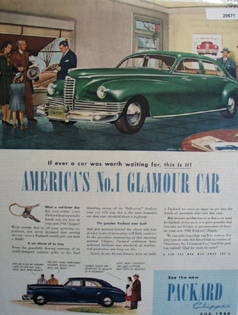 Packard Clipper Car 1946 Ad
