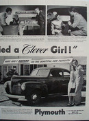 Plymouth Car 1940 Ad