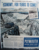 Plymouth Car 1945 Ad