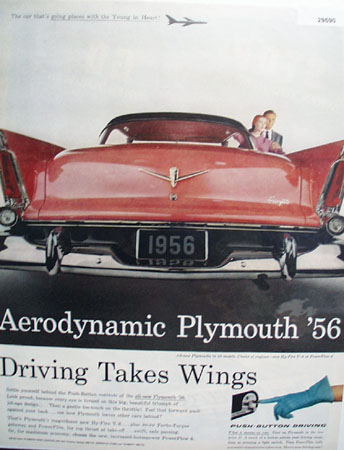 Plymouth Car 1955 Ad