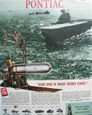 Pontiac Division of G M 1944 Ad