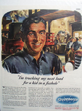 Studebaker Corp 1944 Ad