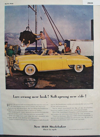 Studebaker Car Ad 1948