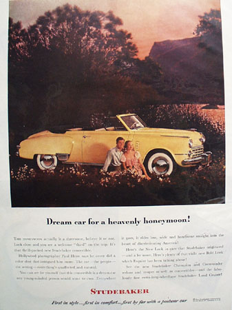 Studebaker Car 1948 Ad