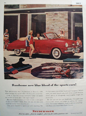 Studebaker Car 1948 Ad