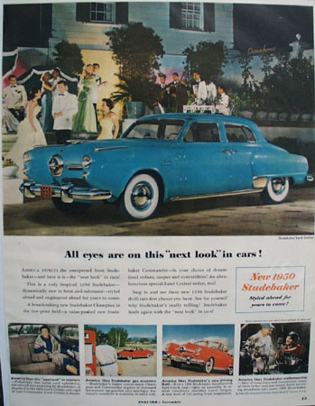 Studebaker Car 1949 Ad