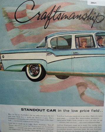 Studebaker Car 1955 Ad