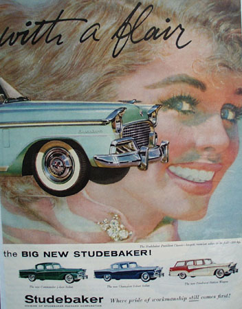 Studebaker Car 1955 Ad