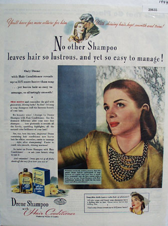 Procter and Gamble Shampoo 1944 Ad