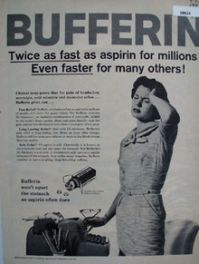 Bristol Myers Bufferin 1958 Ad