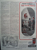 National Carbon Eveready Battery 1944 Ad