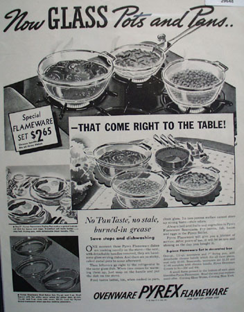 Pyrex Ovenware 1937 Ad