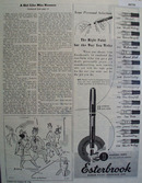 Esterbrook Fountain Pen 1945 Ad