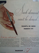 Parker Pen Co. 1945 Ad